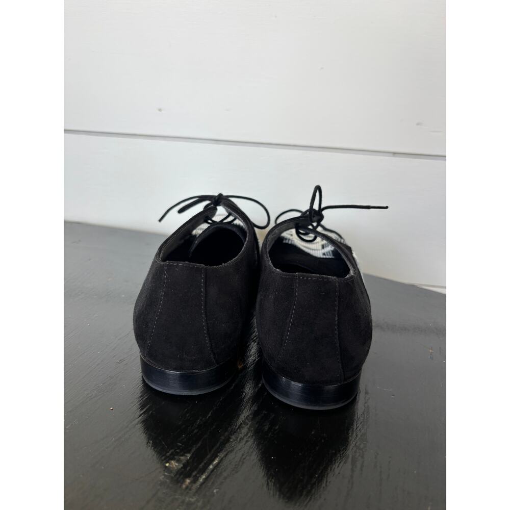 Donald J Pliner Glass Beaded Black and White Made in Italy Shoes Size 8 M - Picture 4 of 8